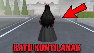 Yuta Dan Mio Buktikan Ada Ratu Kuntilanak Hitam Di Rumah Kosong || Sakura School Simulator