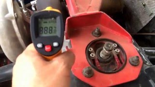 Midiendo la temperatura del turbo