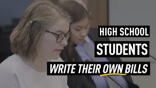 High School Students Write Their Own Bills