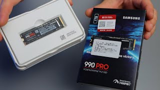 SSD M.2 накопитель Samsung 990 PRO PCIe 4.0 Маленький, но очень серьёзный пацан!