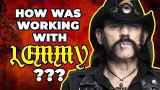 In the studio with LEMMY and MOTÖRHEAD!