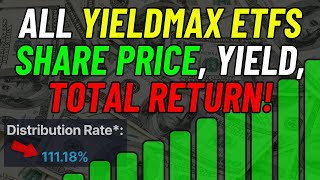 ALL YieldMax ETFs Price, Yield, and 2024 Total Return