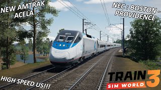 TRAIN SIM WORLD 3: Boston Sprinter | High Speed US