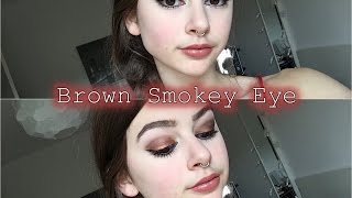 Easy MakeUp Tutorial: Brown Smokey Eye ♡ vittoria.miles