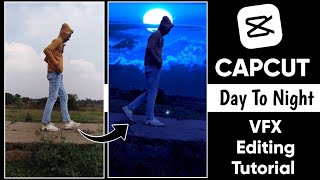 Vfx editing in capcut | capcut video editing | Day to Night tiktok trending video editing in Capcut