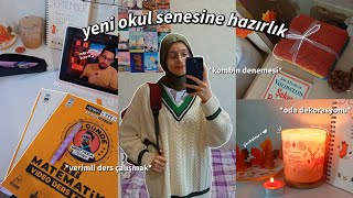 yeni okul senesine hazırlık! 📚 — kombin denemesi, oda dekorasyonu, sabah koşusu | Nisaa