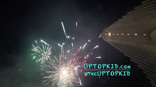 UpTopKid | 2018 New Year's Eve Fireworks in Reykjavik, Iceland | Hallgrimskirkja Church