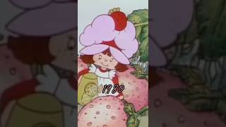 Strawberry Shortcake through the years #strawberryshortcake #80s #nostalgia