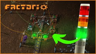 Tutorial SIGNAL LIGHT COLUMN in Factorio (Game)