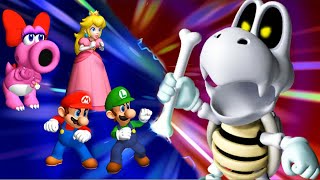 Mario Party 9 Boss Rush - Luigi vs Peach vs Mario vs Birdo| CartoonsMee