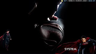 Superman's Animated Man of Steel Theme (skin) for PSMC and Kodi