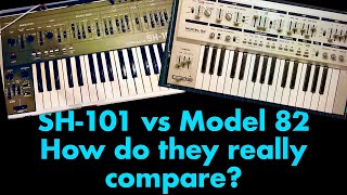 Roland SH-101 vs Softube Model 82 - How they really compare? Does software stand the test?