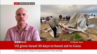 “People can’t live on bags of flour alone” UNRWA Gaza Deputy Director Sam Rose to BBC News