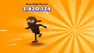 SUBWAY SURFERS GAMEPLAY PC HD P829 Hight Score Greece Love Odyssey all character Ninja Core Crew