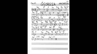 real book solo piano: georgia (Hoagy Carmichael and Stuart Gorrell)