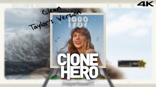 Clean (Taylor's Version) - Taylor Swift | Clone Hero | Expert 100% FC (126,446) | 4K 60FPS