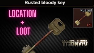 Ultimate EFT Guide Rusted Bloody Key Location Streets of Tarkov What does it hide? Loot #eft