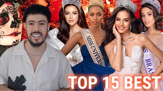 Miss Universe 2024 TOP 15 FAVORITES STRONGEST CONTENDERS