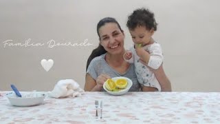 A baby provando Kiwi pela primeira vez, Será que ela gostou?!🥰🥝