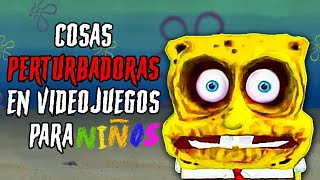 5 Cosas ATERRADORAS en videojuegos para NIÑOS