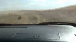 Onboard in the Mitsubishi Lancer Evo VIII SCCA Rallycross fun run