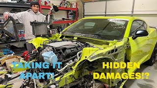 Rebuilding A Wrecked 2021 Camaro SS 1LE Part 2