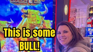 ALL BULL & NO BLITZ On This Slot Machine In Las Vegas! 😂 #slots #gambling #lasvegas