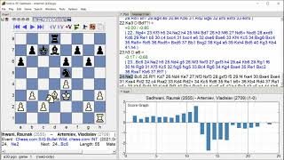 Sadhwani, Raunak   Artemiev, Vladislav, Chess com SIG Bullet Wild, Round 1 14