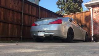 G37 Muffler Delete Cold Start