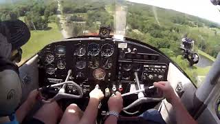 Kathryn flies a 1960 Cessna 172 on Cross Country to Cherry Ridge - short version