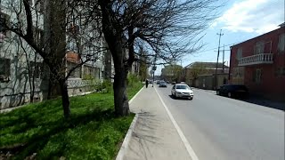 Walking Makhachkala.  From Akushinsky Avenue to Agasiev Street (part 2) (April 15, 2021)