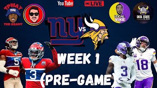 New York Giants vs Minnesota Vikings (Week 1) Pre-Game w/ Skol State Of Mind!