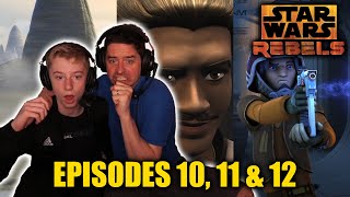 Star Wars Rebels: Season 1 - Episodes 10, 11 & 12 (First Time Watching Reaction)