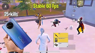 Stable 60 FPS On Poco X3 Pro 😍 Pubg Mobile🔥 Arbi Lobby!! 25+ Kills