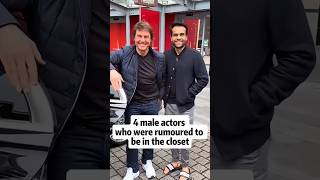 4 Male Actors Who Were Rumoured To Be In The Closet #hollywood #couple #short #celebrity #celebnews