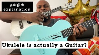 Guitar and Ukulele is the same actually