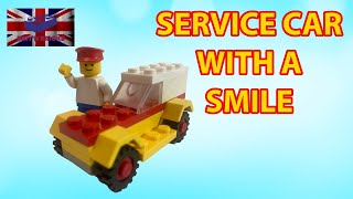 LEGO set 604 (1978) Shell Service Car build and review