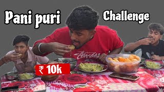 Pani puri challenge for 10,000 (🌶️SPICY 🥵)