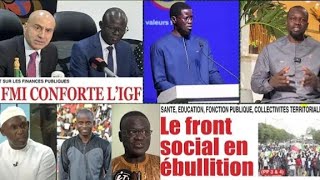 Revue De du 17 Octobre 2024,Pm Ousmane Sonko Le 19,Bougane Geuye Dady Retour de Macky Sall,FMI,IGF,