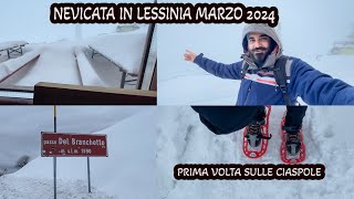 Prima ciaspolata Sulla Neve in lessinia ( Verona Italy ) . quanta Neve ?🫣🥶🥶❤️❤️