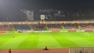 AEK Larnaca fans in Nicosia