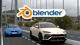 BLENDER 2.91 CAR ANIMATION TUTORIAL ( CYCLES )