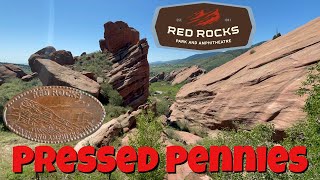 Red Rocks Park and Amphitheatre Pressed Pennies | Colorado Trip