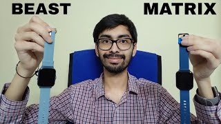 boAt watch Matrix VS FireBoltt Beast Comparison Review - Best SmartWatch under 4000 rs ?