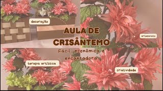 Aula de Crisântemo: Fácil, econômica e encantadora!