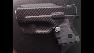 LEARN HOW TO: CARBON FIBER WRAPPING KYDEX HOLSTER GLOCK FIVE STAR ARMOR VINYL INSTALL FIREARM PISTOL