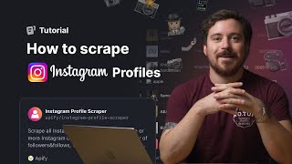 How to Scrape Instagram Profile Information - Instagram Profile Scraper API Tutorial