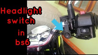 Headlight switch in bs6 classic 350