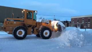 City Cleanup of Groundhog Snow