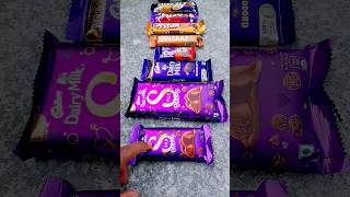 Dairy milk silk bubbly vs Big Dairy milk silk bubbly vs chocolate #asmr